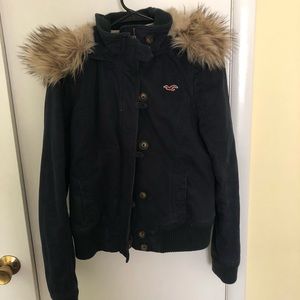 Hollister fur coat